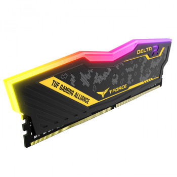 Team T-Force TUF RGB Gaming Alliance 16GB 2x8GB 3200MHz CL16 DDR4 Gaming Ram (TF9D416G3200HC16CDC01)